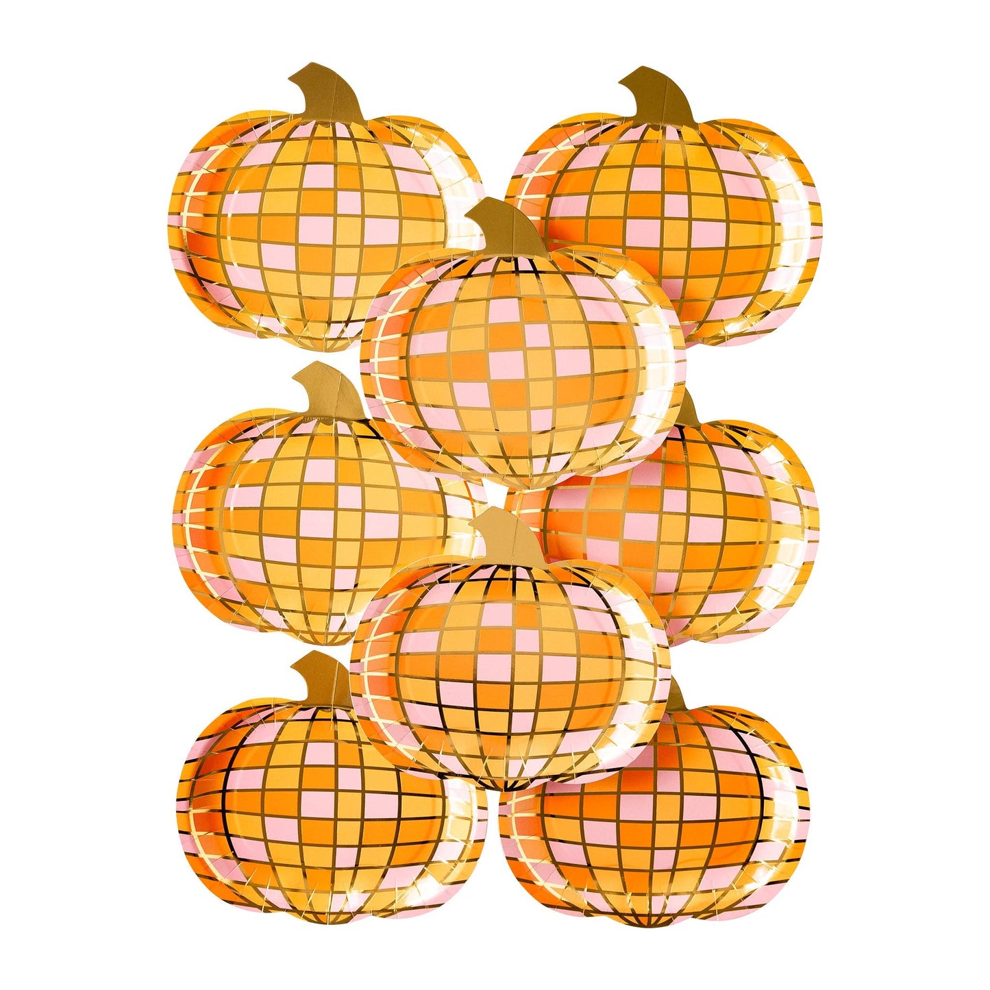 Disco Pumpkin Plate