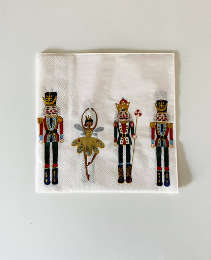 Nutcracker design napkin