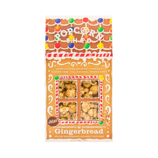 Vegan Gingerbread Gourmet Popcorn Snack Box