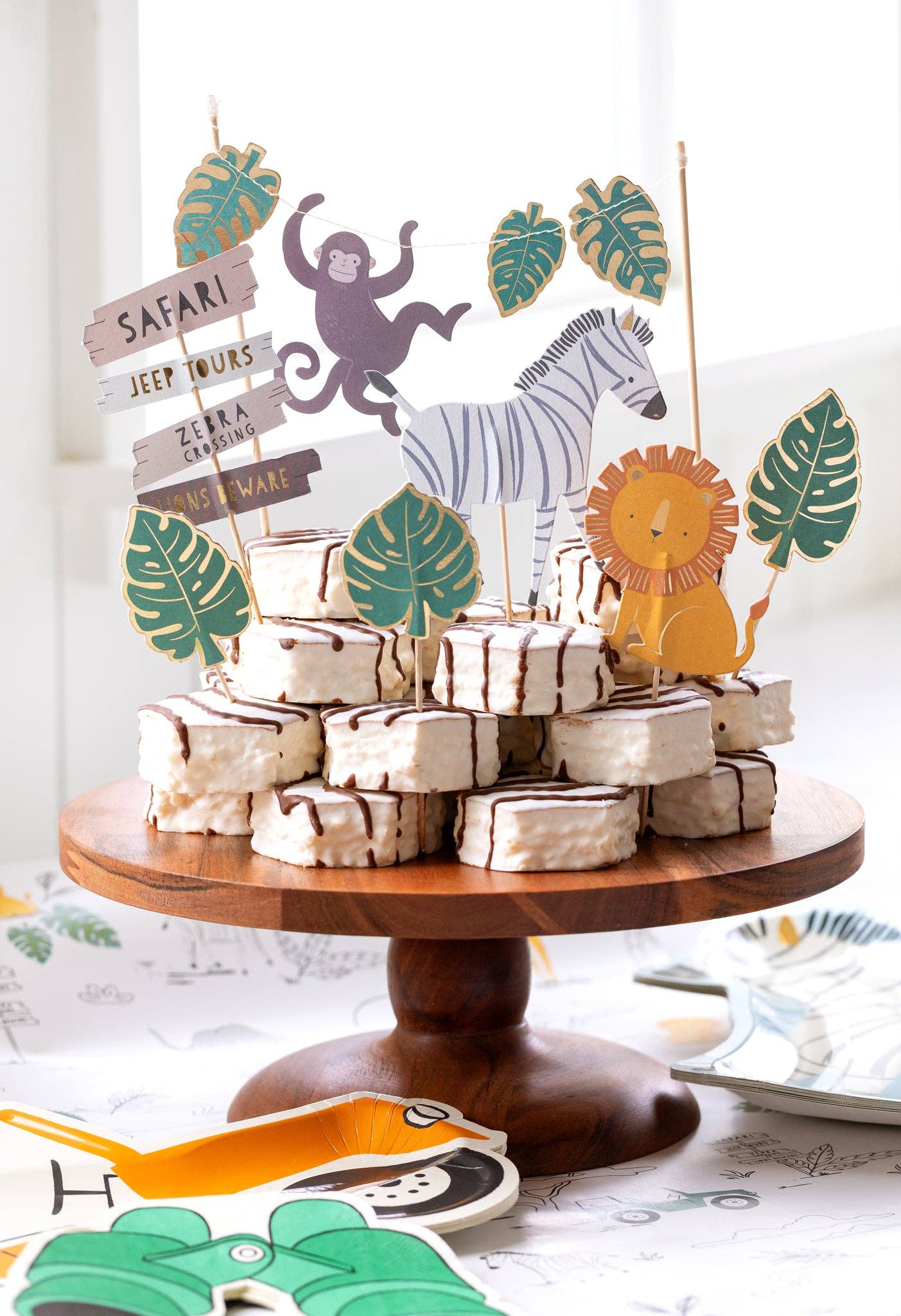 Safari Cake Topper Set