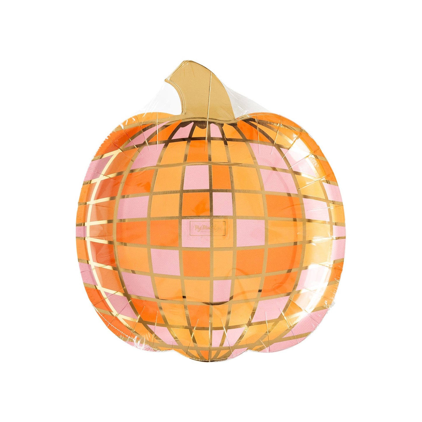 Disco Pumpkin Plate