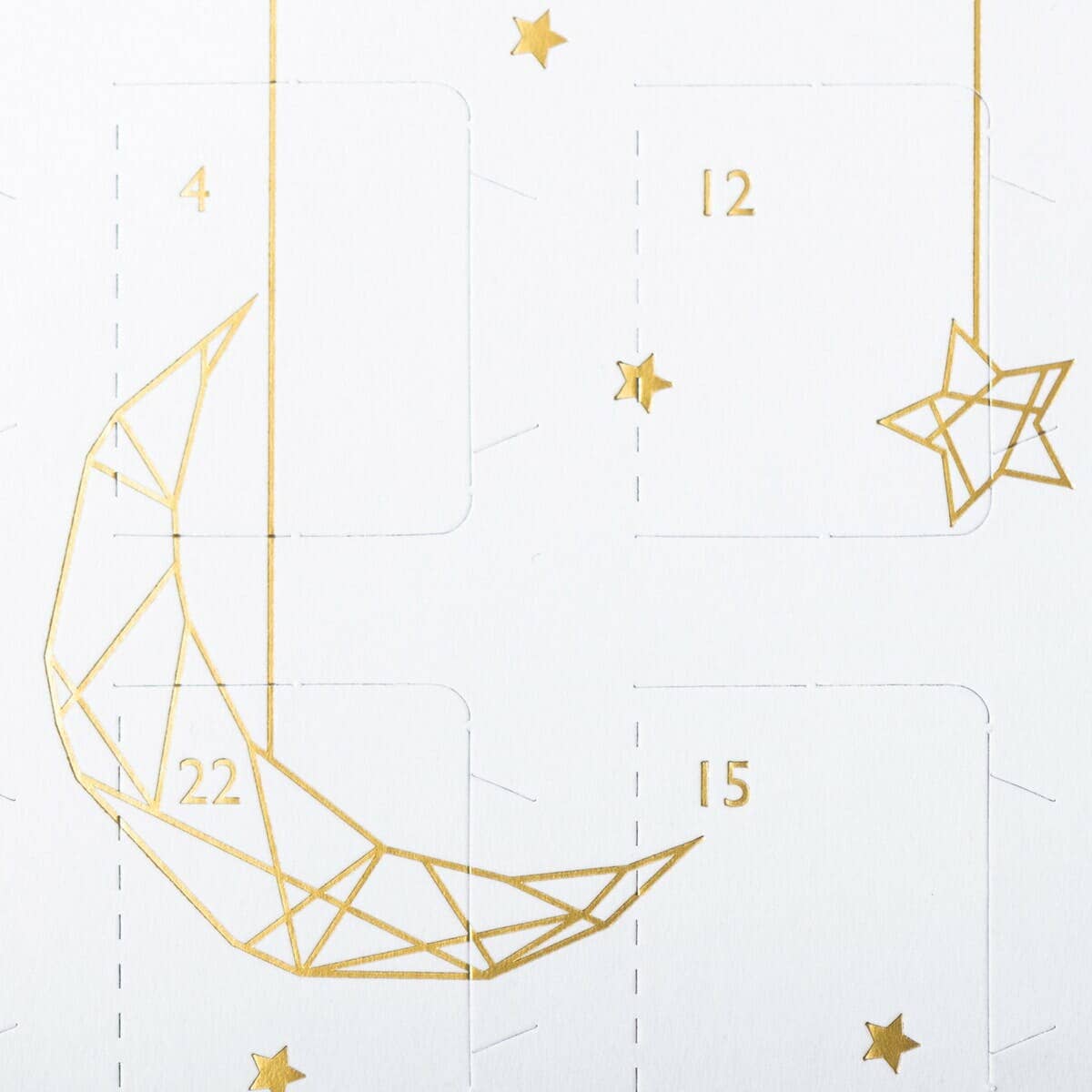 White Lanterns & Stars 'Ramadan Kareem' Chocolate Calendar