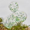 Jungle Leaf Confetti Balloons