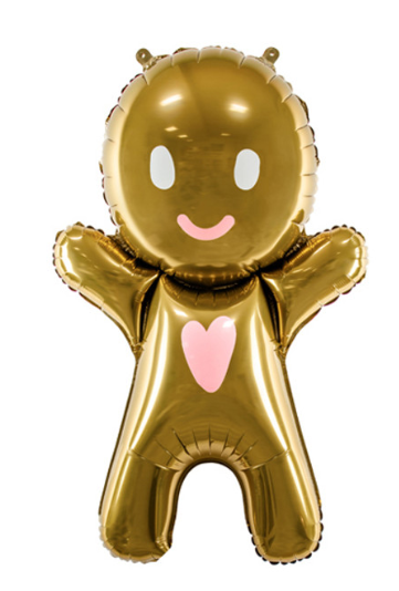 33 inch Gingerbread Man Foil Balloon