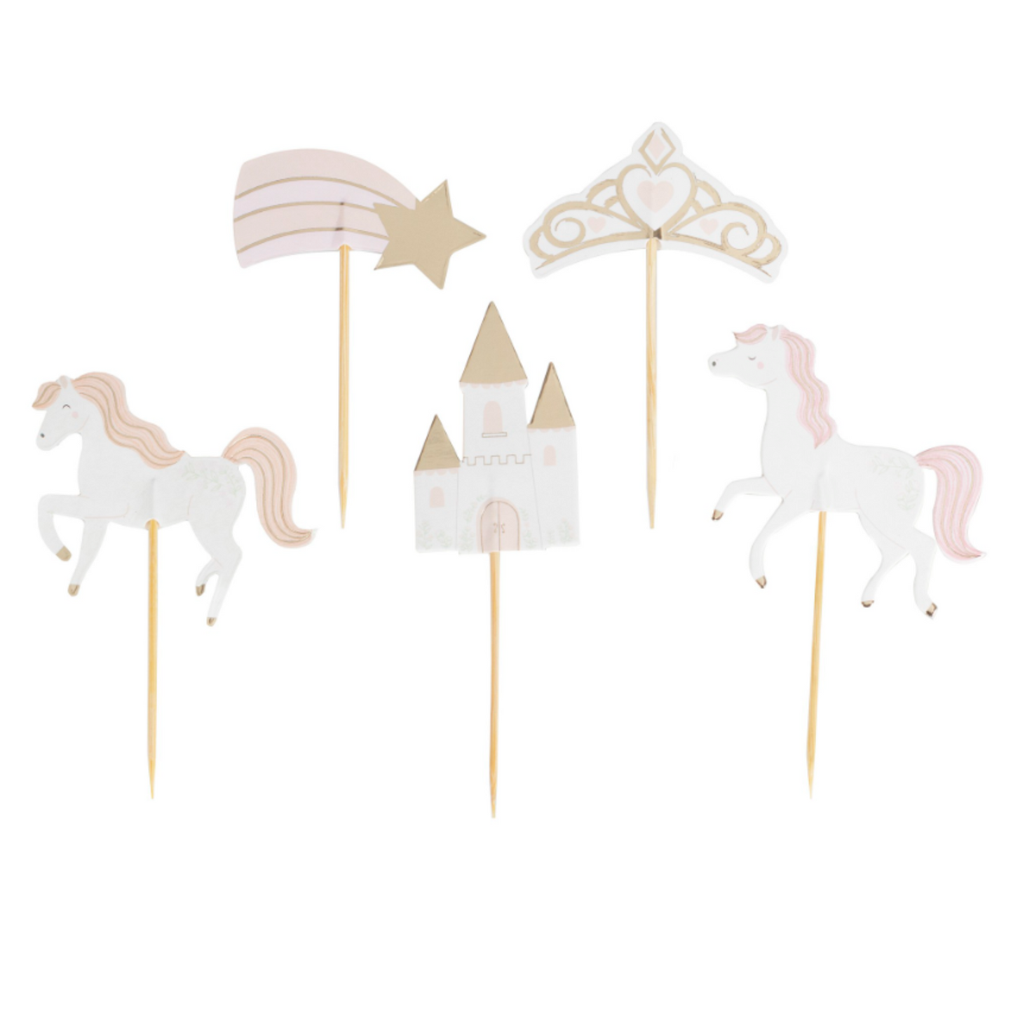 Princess Cupcake Topper Set