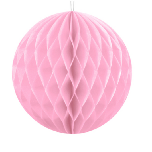 Hot Pink 10cm Honeycomb Ball