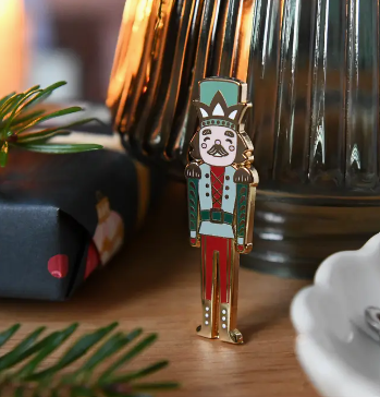 Nutcracker Enamel Pin Badge