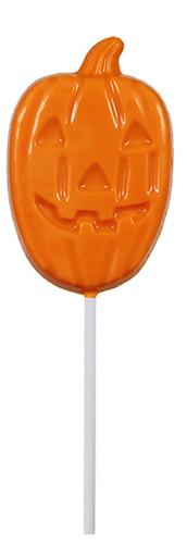 Halloween Orange Chocolate Pumpkin Lollipop