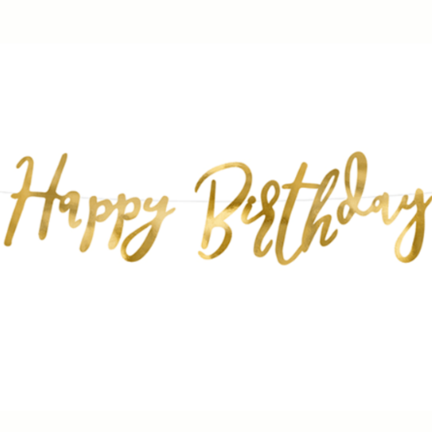 Happy Birthday Script Banner – Box-Y The Party Box Company