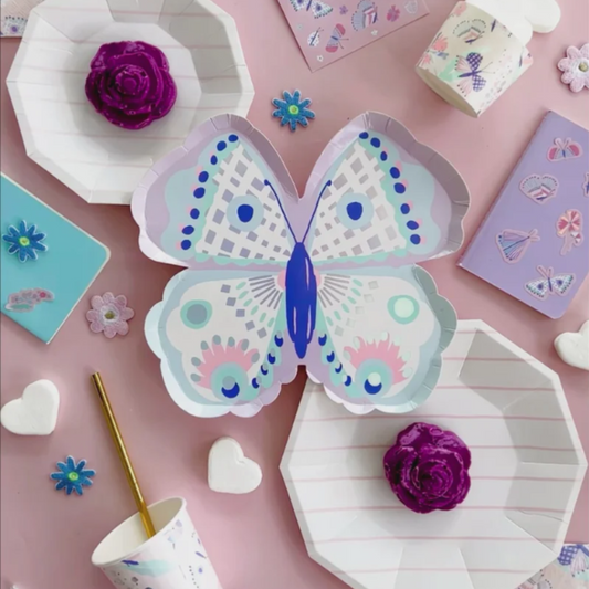 Butterfly-Shaped Party Plates