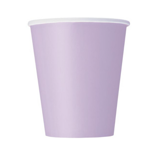 Lavendar Paper Cups