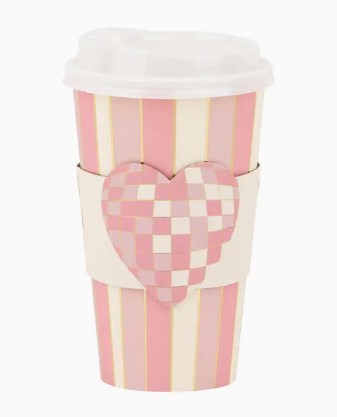 Disco Heart To Go Cups