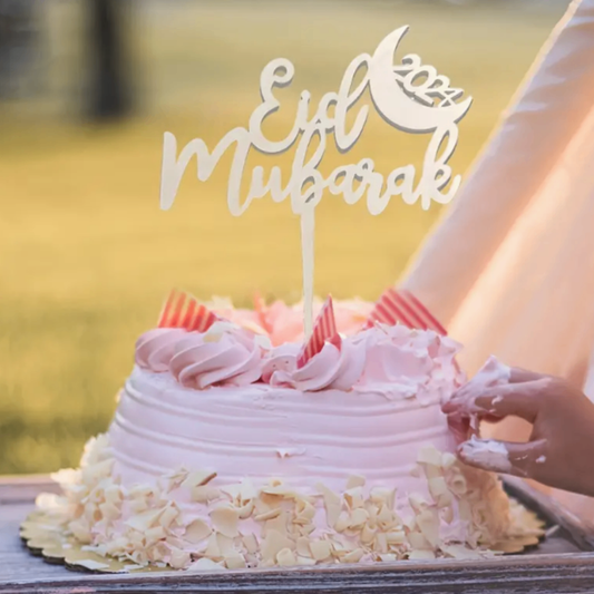 Eid Mubarak Cake Topper, 2024