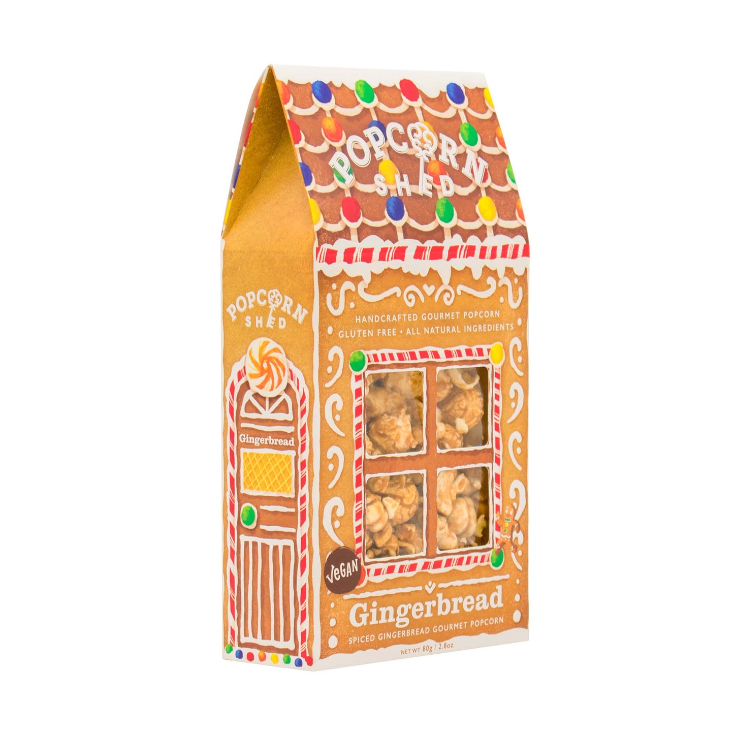 Vegan Gingerbread Gourmet Popcorn Snack Box