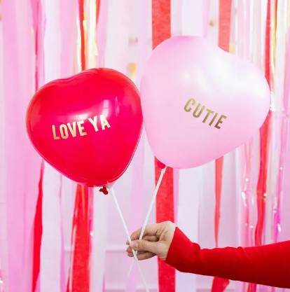 Valentine Heart Balloon Set