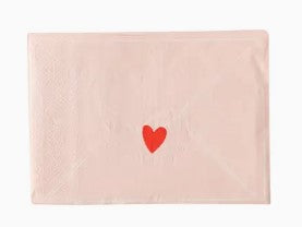 Valentine Love Note Shaped Napkin