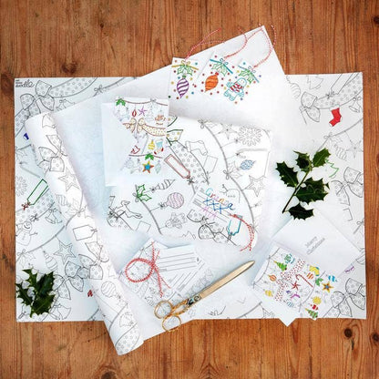 Colour-in Christmas Craft Activity Pack