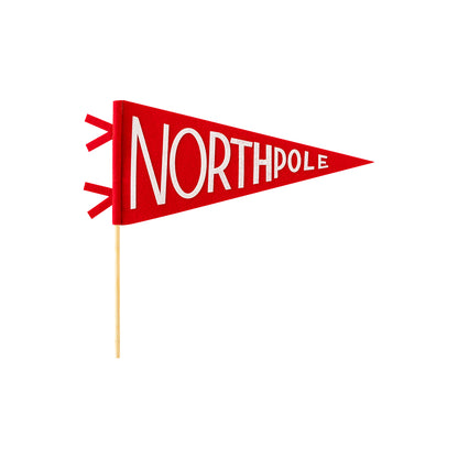 Believe North Pole Felt Pennant