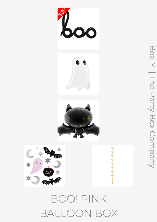 BOO Halloween! Foil Balloon & Garland Set