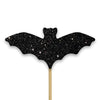 BOO Halloween! Black Bat Cupcake Cake Toppers