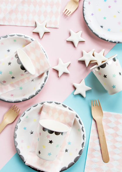 Rainbow Star Party Plates