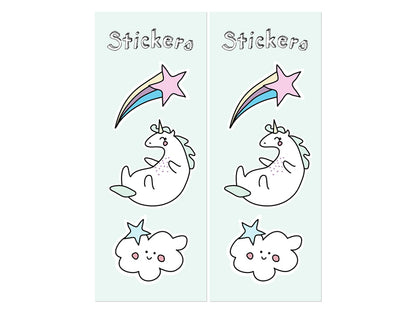 Unicorn Treat Bags and Stickers