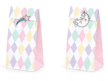 Unicorn Treat Bags and Stickers