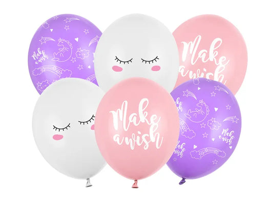 Unicorn Themed Latex Balloons