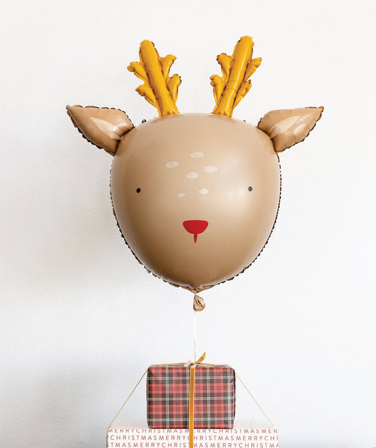 Reindeer Shape Mylar Balloon